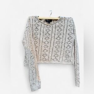 Cropped Knit Sweater by Forever 21